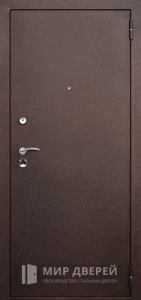 Входная дверь порошковая №106 внешняя - фото