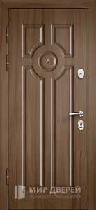 Входная дверь в загородный дом с фрезерованными панелями №91 внутренняя - фото