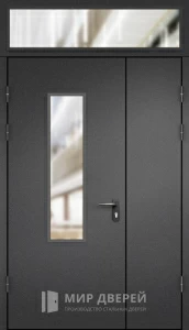 Металлическая дверь для подъезда №19 внутренняя - фото