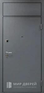 Техническая дверь с фрамугой №4 внешняя - фото