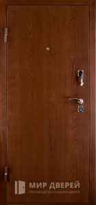 Входная дверь с порошковым напылением №66 внутренняя - фото